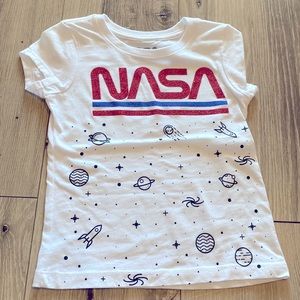 NASA Size XS 4/5 Kids Graphic Tee